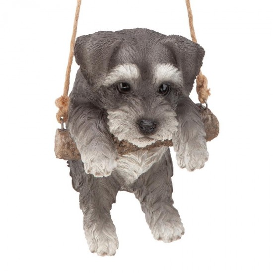 Design Toscano Mini Schnauzer Dog Hanging