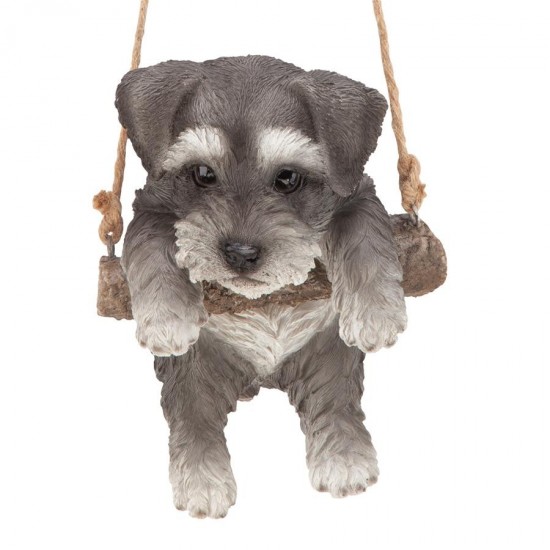 Design Toscano Mini Schnauzer Dog Hanging