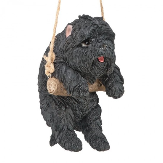 Design Toscano Black Poodle Dog Hanging