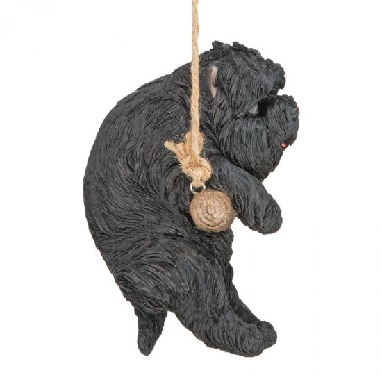 Design Toscano Black Poodle Dog Hanging