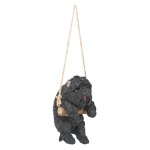 Design Toscano Black Poodle Dog Hanging