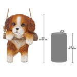 Design Toscano Brown King Charles Cavelier Dog Hanging