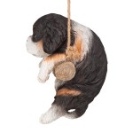 Design Toscano Black King Charles Cavelier Dog Hanging