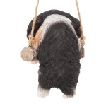 Design Toscano Black King Charles Cavelier Dog Hanging