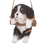 Design Toscano Black King Charles Cavelier Dog Hanging