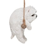 Design Toscano White Maltese Dog Hanging