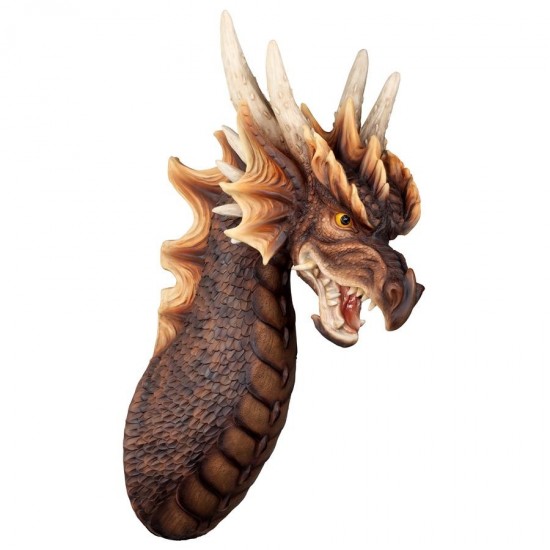 Design Toscano Ruthless Knavesmire Dragon Trophy Head