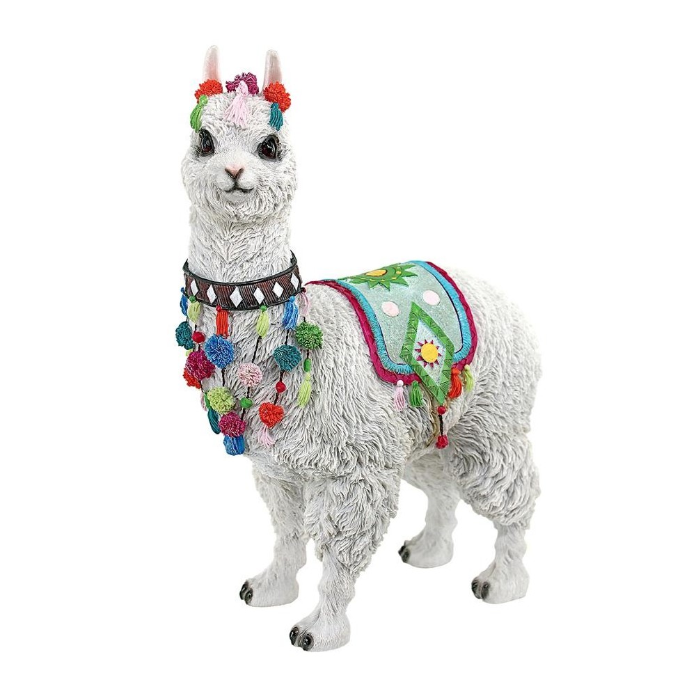 Design Toscano Festive Alpaca Statue