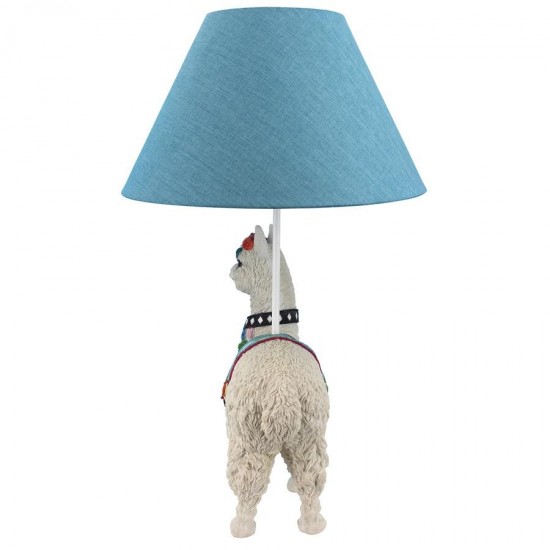Design Toscano Andes Alpaca Of Rainbow Mountain Lamp