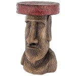 Design Toscano Easter Island Moai Side Table