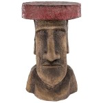 Design Toscano Easter Island Moai Side Table