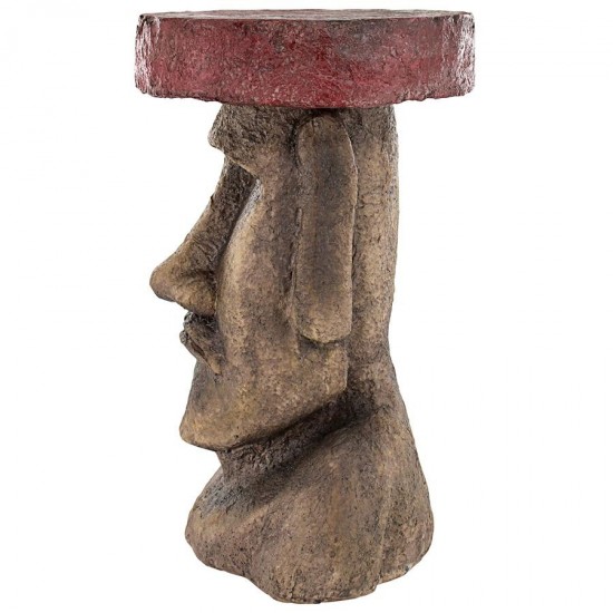 Design Toscano Easter Island Moai Side Table