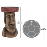 Design Toscano Easter Island Moai Side Table