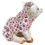 Design Toscano Flower Power Pig Statue