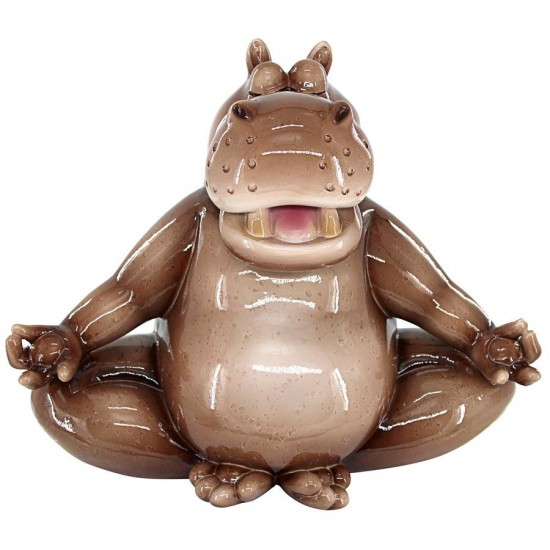 Design Toscano 3500 Pounds Of Zen Yoga Hippo Statue