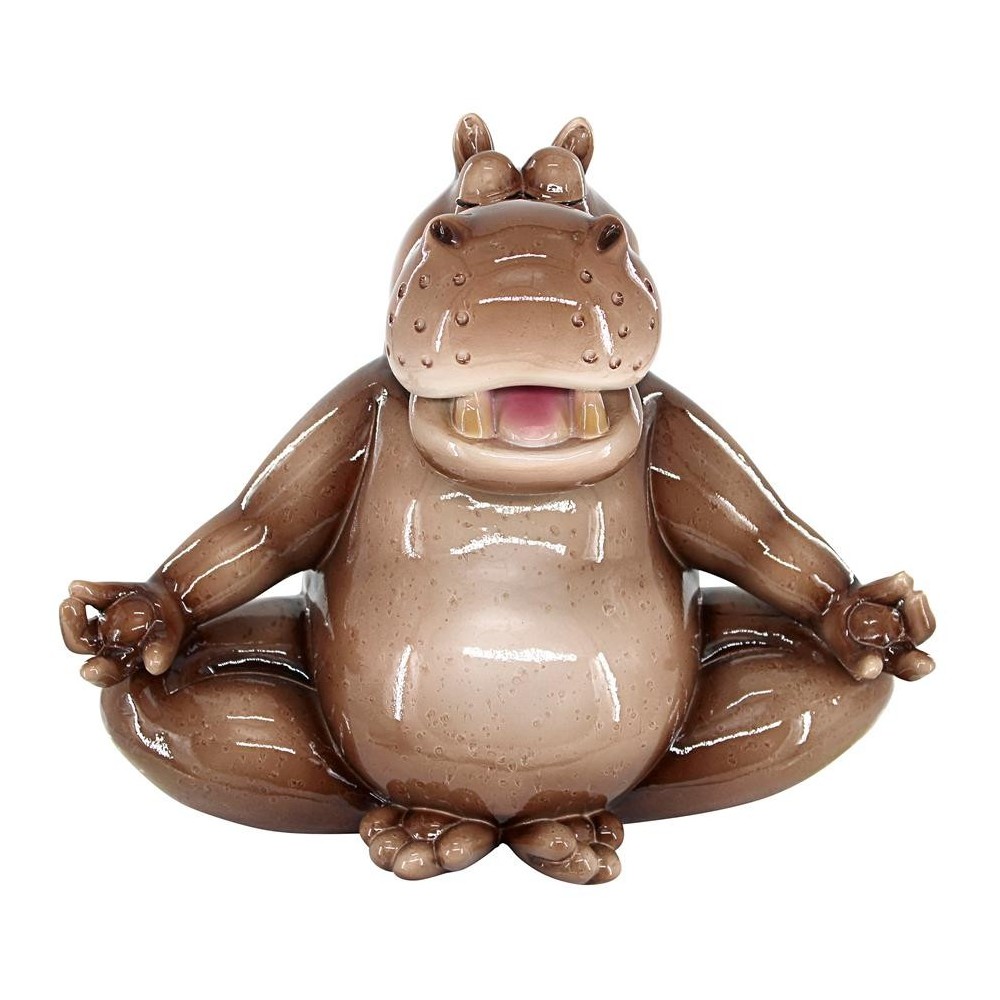 Design Toscano 3500 Pounds Of Zen Yoga Hippo Statue