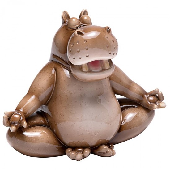 Design Toscano 3500 Pounds Of Zen Yoga Hippo Statue