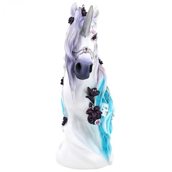 Design Toscano Unicorn Bust With Skulls Statue