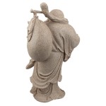 Design Toscano Wandering Happy Hotei Buddha Statue