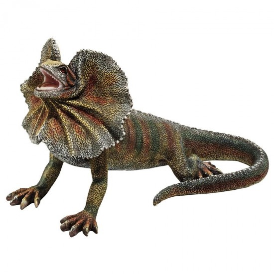 Design Toscano Frilled Neck Lizard Statue