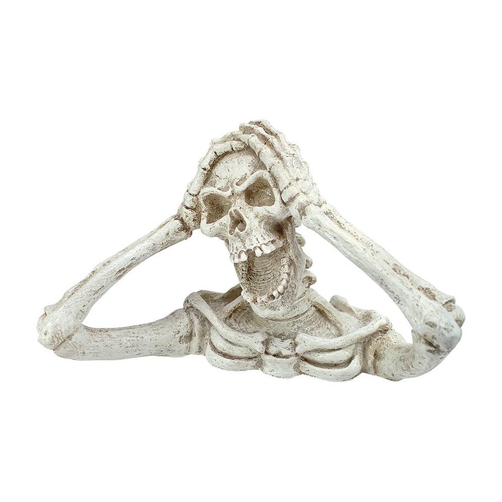 Design Toscano Medium Shriek The Skeleton Statue