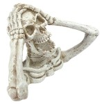 Design Toscano Medium Shriek The Skeleton Statue