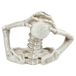 Design Toscano Medium Shriek The Skeleton Statue