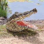 Design Toscano Chomper Crocodile Head Statue