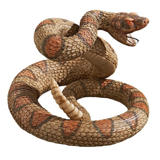 Design Toscano Western Diamond Back Rattlesnake Statue