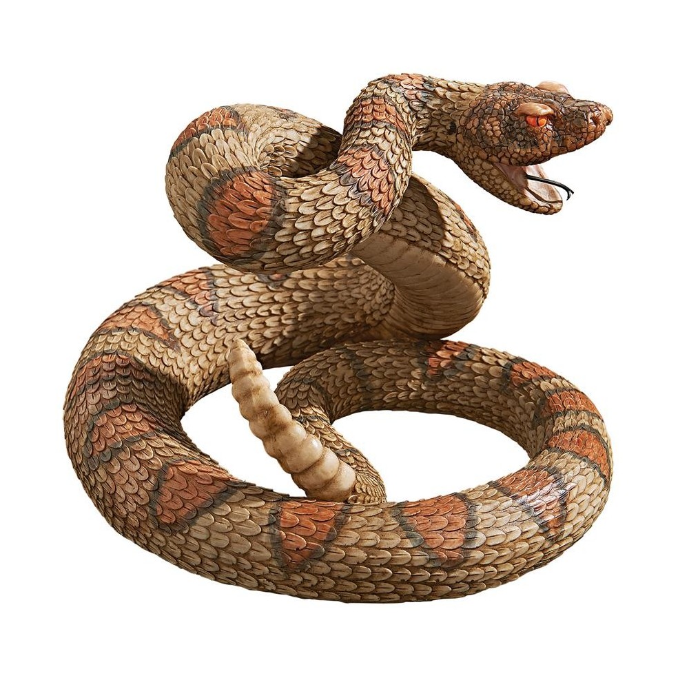 Design Toscano Western Diamond Back Rattlesnake Statue