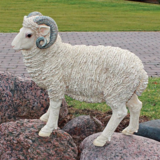 Design Toscano Horned Dorset Sheep Statue