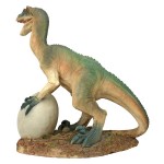 Design Toscano The Egg Beater Raptor Dinosaur Statue