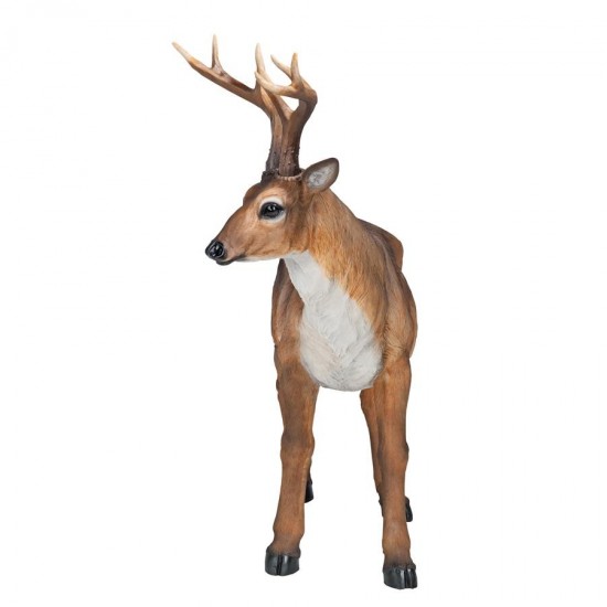 Design Toscano Standing Big Rack Buck Deer Statue