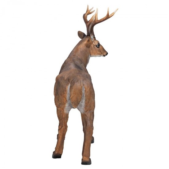 Design Toscano Standing Big Rack Buck Deer Statue
