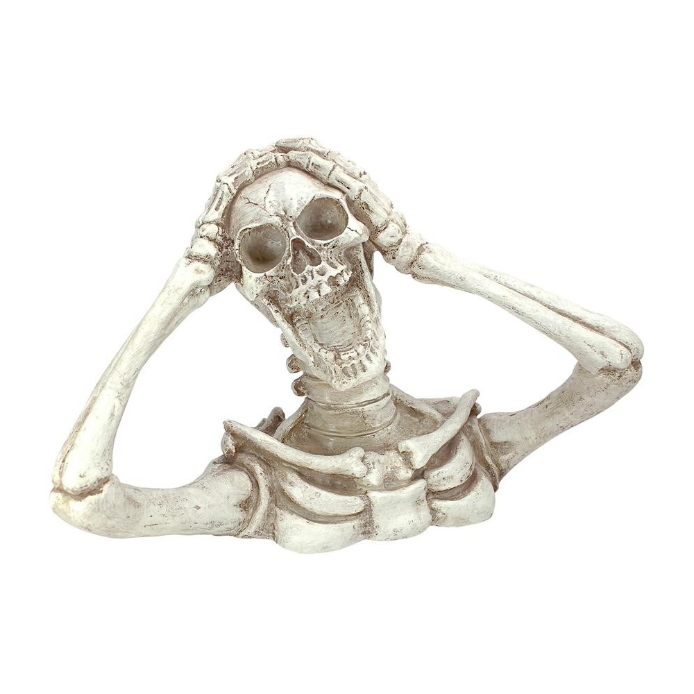 Design Toscano Large Shriek The Skeleton Statue