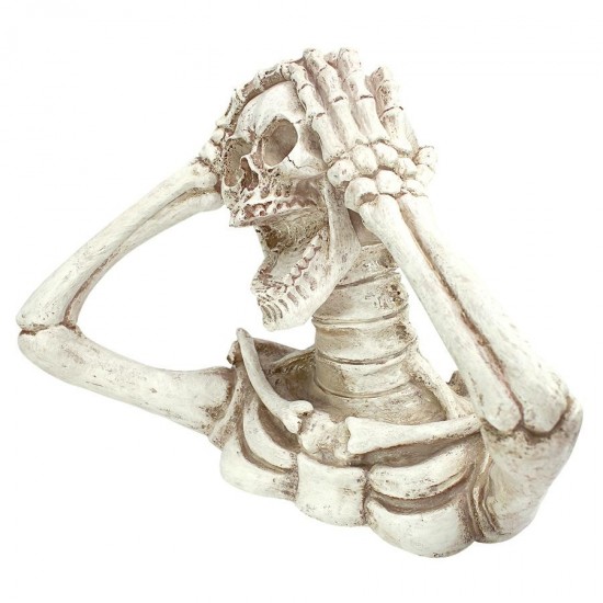 Design Toscano Large Shriek The Skeleton Statue
