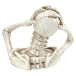 Design Toscano Large Shriek The Skeleton Statue