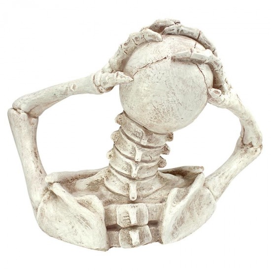 Design Toscano Large Shriek The Skeleton Statue