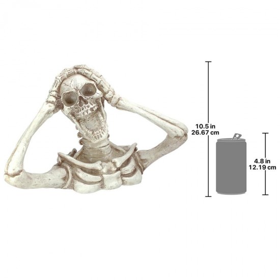 Design Toscano Large Shriek The Skeleton Statue
