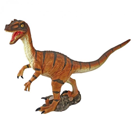 Design Toscano Velociraptor Scaled Dinosaur Statue