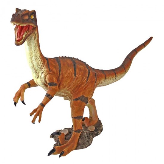 Design Toscano Velociraptor Scaled Dinosaur Statue