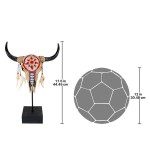 Design Toscano Western Desert Sun Cow Skull Statue