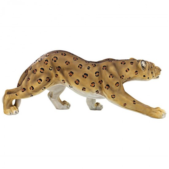 Design Toscano Slient Pursuer Spotted Leopard Statue