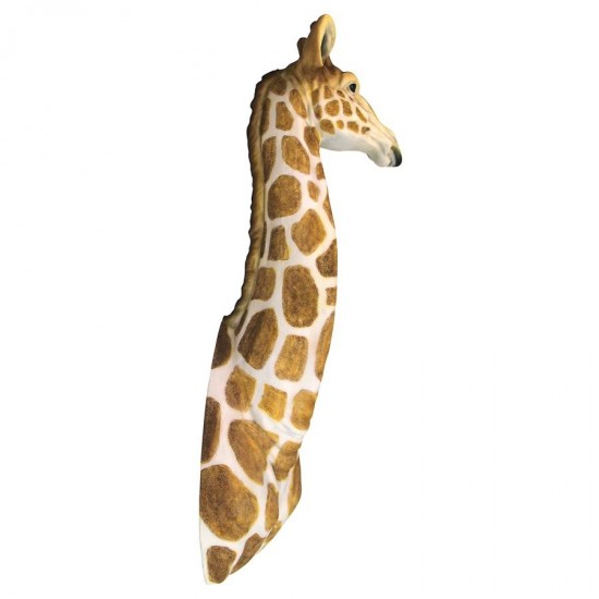 Design Toscano African Savanna Giraffe Wall Sculpture