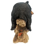 Design Toscano Catnapping Cub Black Bear Statue