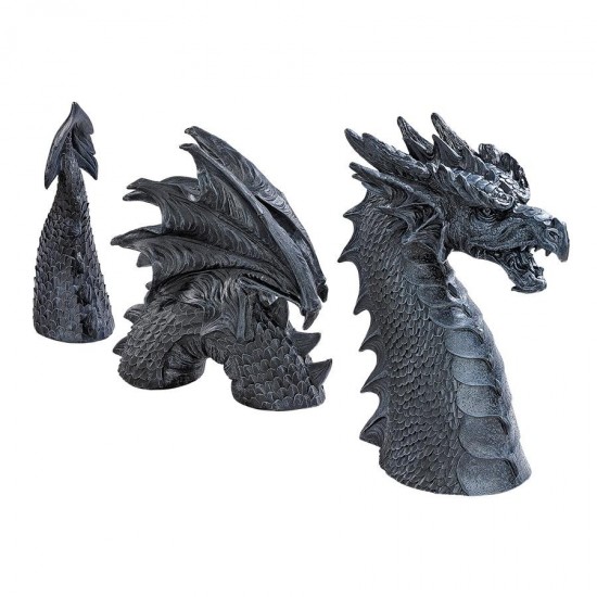 Design Toscano Dragon Of Falkenberg Castle Moat Statue