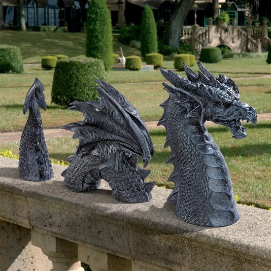 Design Toscano Dragon Of Falkenberg Castle Moat Statue