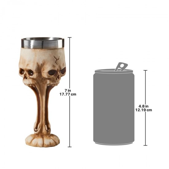 Design Toscano Gothic Scare Skull Goblet