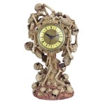 Design Toscano Skeleton Crew Mantle Clock