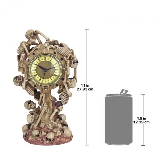 Design Toscano Skeleton Crew Mantle Clock